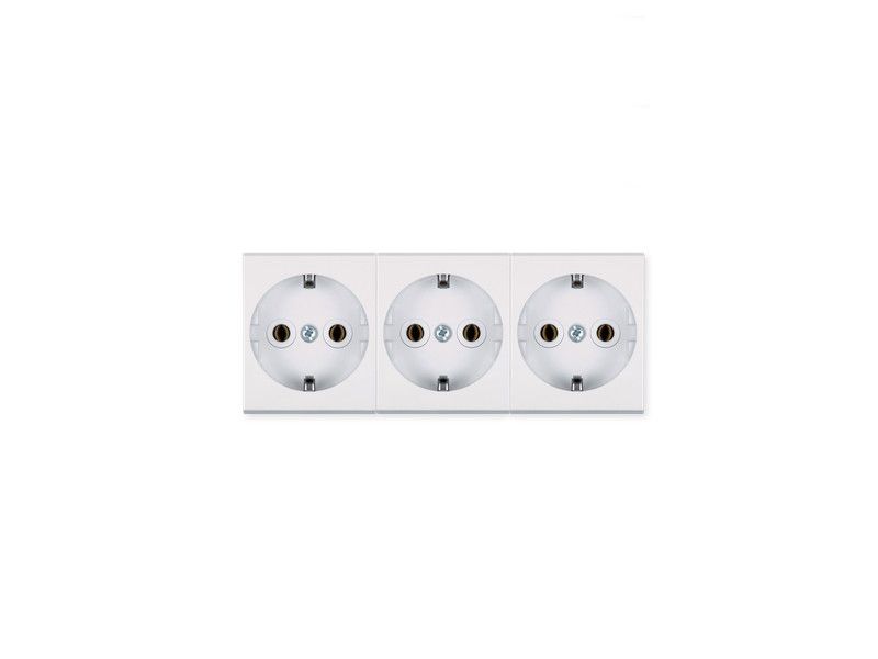 66513.0 ALING MODE SKLOP TRI PRIKLJUČNICE 3X2M BELI