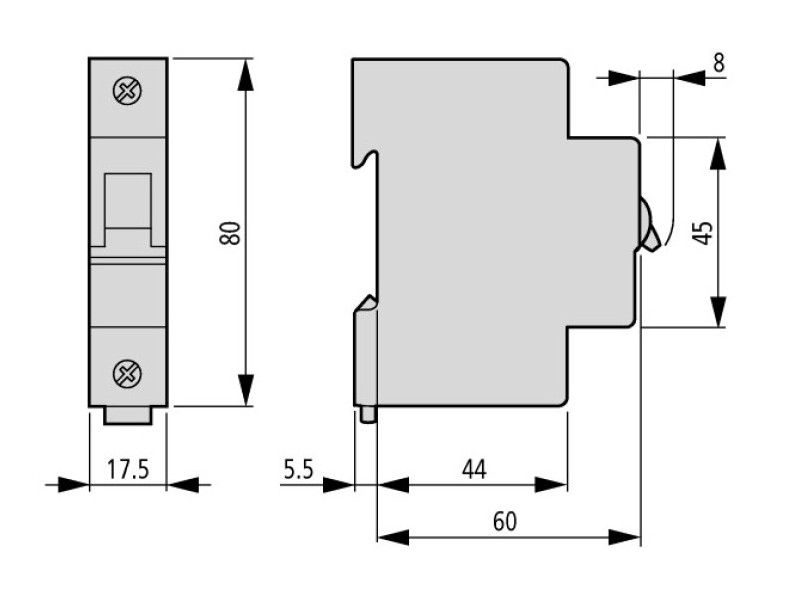 AUTOMATSKI OSIGURAČ EATON 1P PL6 B 6A 286518