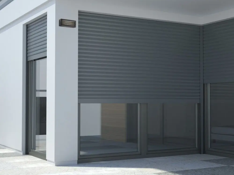 LAMPA ZIDNA LED 10W,CRNA,IP54,1000lm,3000K,RAB 77100