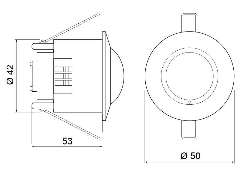 SENZOR UGRADNI 360 6m 800W SP-S05 SOLED