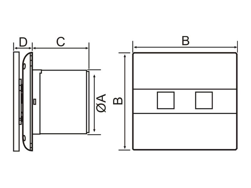 VENTILATOR KUPATILSKI CATA E-100 G 00900000