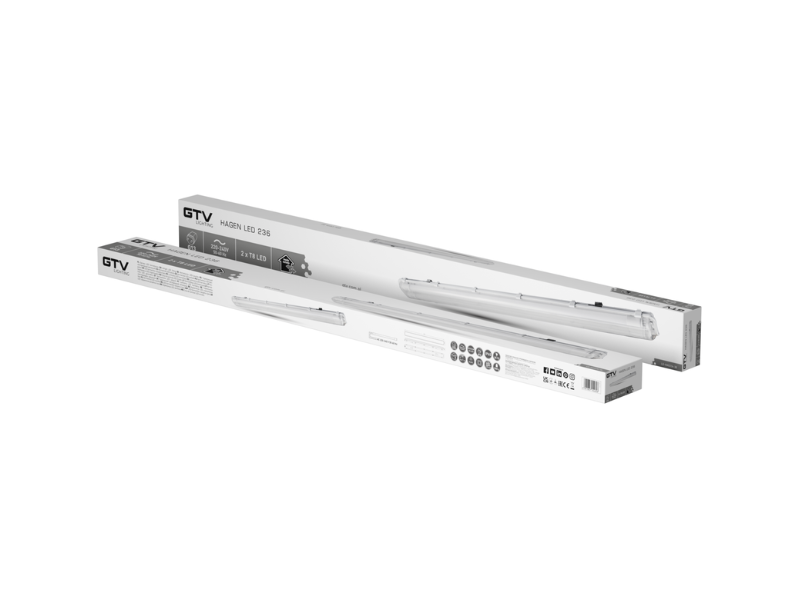 SVETILJKA IP65  GTV 2X120 SINGLE END GT-HEL236-00